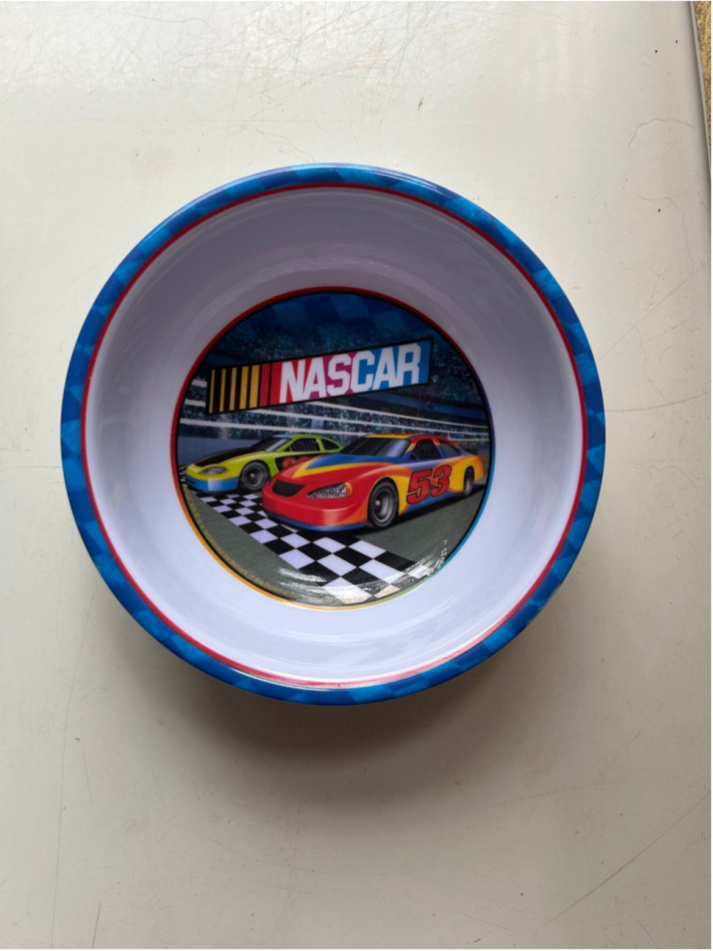 Vintage 2002 NASCAR melamine Bowl